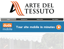 Tablet Screenshot of letendedasoletorino.net